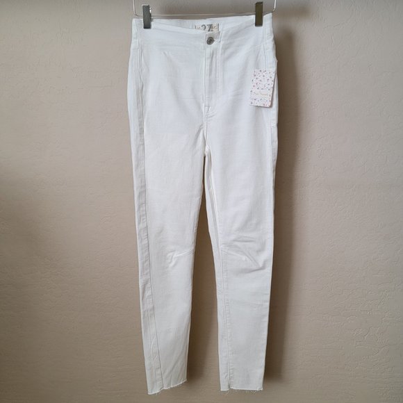 Free People We the Free Miles Away White Skinny Denim Jeans - Picture 5 of 16